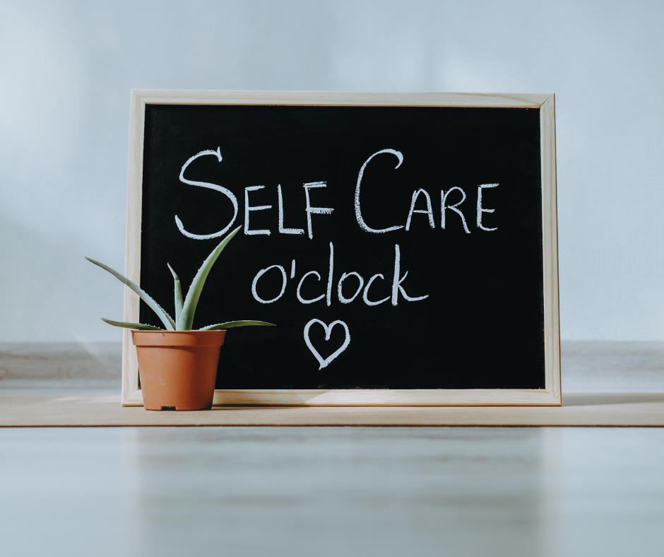 Schedule your self-care just like you would a meeting for your small business.