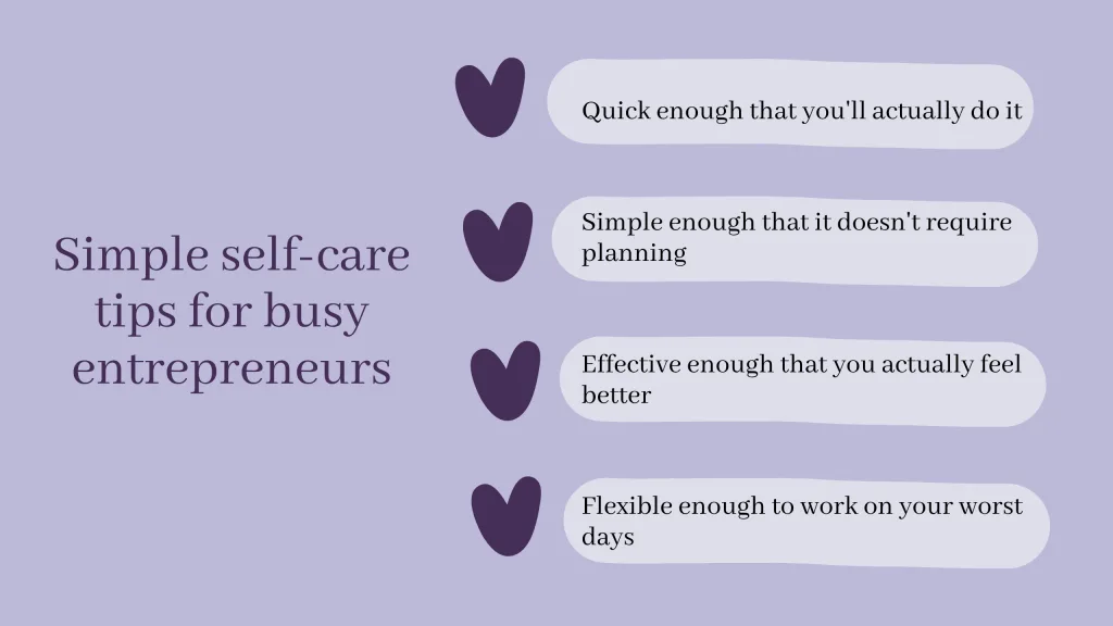Simple self-care for October needs these 4 elements.